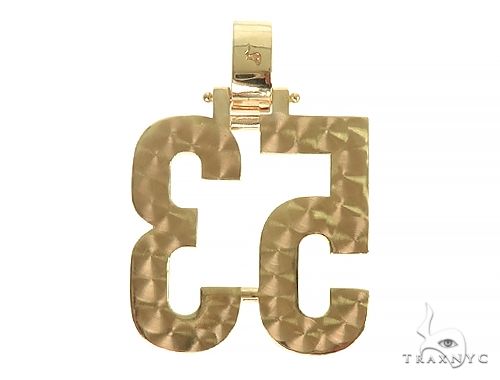 Custom Made Diamond Number Pendant 66254 - Image 3