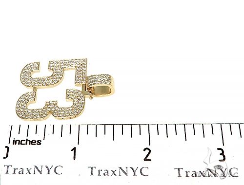 Custom Made Diamond Number Pendant 66254 - Image 6