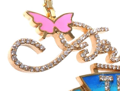 Custom Made Diamond Pendant Necklace 64651 - Image 4