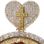 Custom Made Diamond Photo Pendant 68190 - Image 4