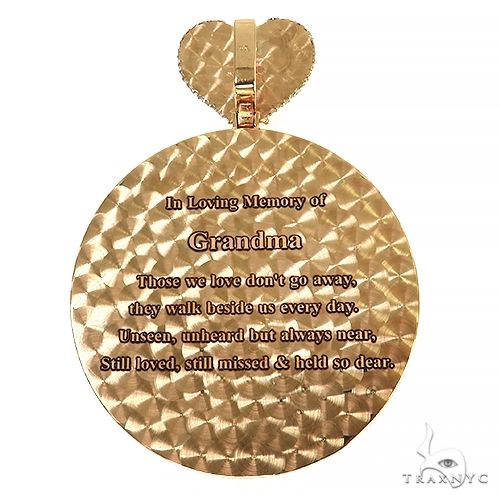 Custom Made Diamond Photo Pendant 68190 - Image 5