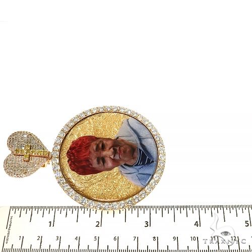 Custom Made Diamond Photo Pendant 68190 - Image 7