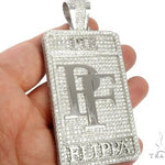 Custom Made Diamond Pie Flippa Pendant 64570 - Image 10