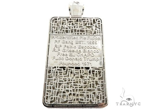 Custom Made Diamond Pie Flippa Pendant 64570 - Image 3