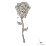 Custom Made Diamond Rose Pendant 67714 - Image 1
