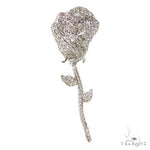 Custom Made Diamond Rose Pendant 67714 - Image 2