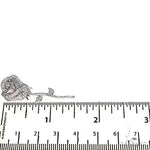 Custom Made Diamond Rose Pendant 67714 - Image 6