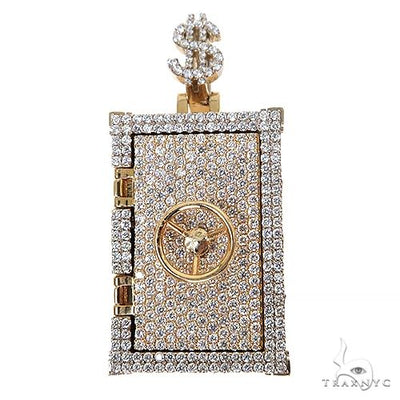 Custom Made Diamond Safe Pendant 67675 - Image 1