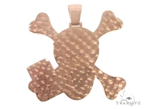 Custom Made Diamond Skull Pendant 65654 - Image 3