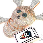 Custom Made Diamond Skull Pendant 65654 - Image 4