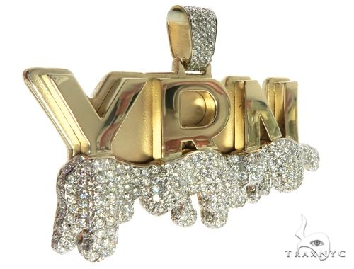 Custom Made Diamond YRN Pendant 63911 - Image 2