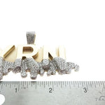 Custom Made Diamond YRN Pendant 63911 - Image 8