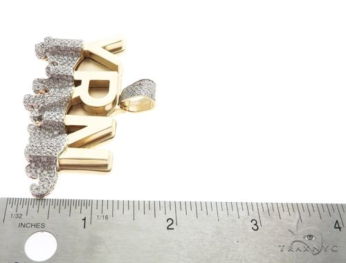 Custom Made Diamond YRN Pendant 63911 - Image 9