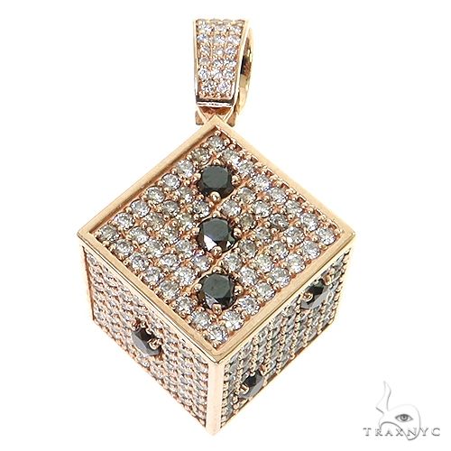 Custom Made Dice Diamond Pendant 68780 - Image 1