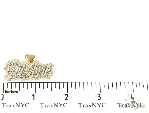 Custom Made Divine Diamond Name Pendanta 66068 - Image 7