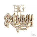 Custom Made Double Layer Name Pendant 66936 - Image 1