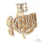 Custom Made Double Layer Name Pendant 66936 - Image 2