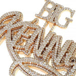 Custom Made Double Layer Name Pendant 66936 - Image 4