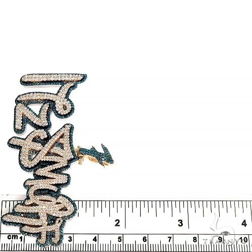 Custom Made Double Layer Name Pendant 66938 - Image 6