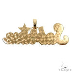 Custom Made Double Plate Name Pendant 66820 - Image 4