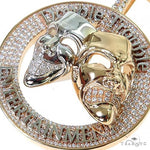 Custom Made Double Trouble Diamond Pendant 67380 - Image 3
