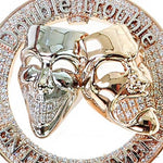 Custom Made Double Trouble Diamond Pendant 67380 - Image 5