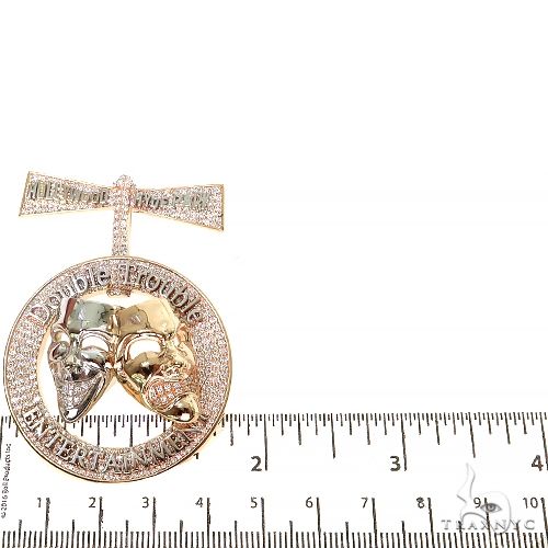 Custom Made Double Trouble Diamond Pendant 67380 - Image 7