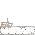 Custom Made 'EDJ' Diamond Pendant 67596 - Image 5