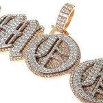 Custom Made 'EMOGI' Diamond Pendant 67496 - Image 3