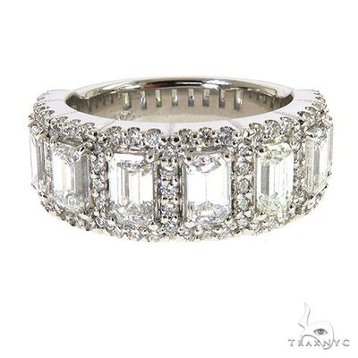 Custom Made Emerald Diamond Ring 67963 - Image 1