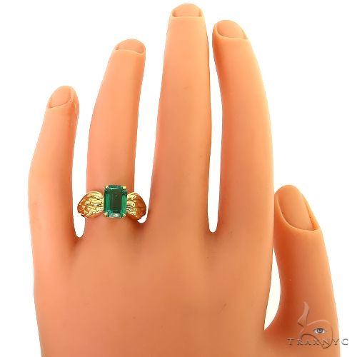 Custom Made Emerald Ring 68858 - Image 6
