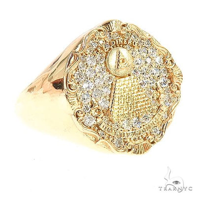 Custom Made 'Eye of Providence' Diamond Ring 67186 - Image 1