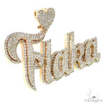 Custom Made 'FLAKA' Diamond Name Pendant 67079 - Image 2