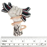 Custom Made Fist Diamond Pendant 66821 - Image 4