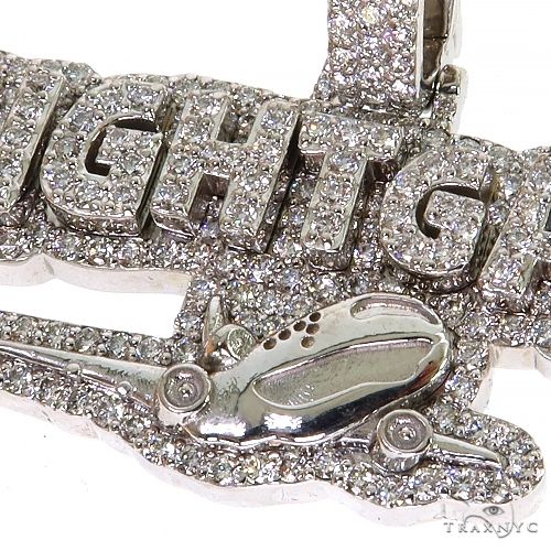 Custom Made Flight Gang Diamond Pendant 68333 - Image 3