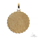 Custom Made Flower Frame 'R' Diamond Pendant 67061 - Image 4