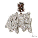 Custom Made 'GG' Diamond Pendant 67523 - Image 1