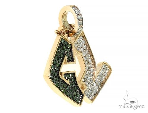 Custom Made 'GL' Diamond Pendant 66341 - Image 2