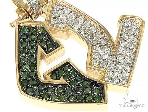 Custom Made 'GL' Diamond Pendant 66341 - Image 4