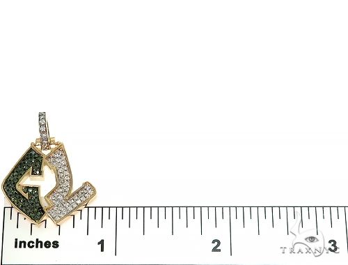 Custom Made 'GL' Diamond Pendant 66341 - Image 6