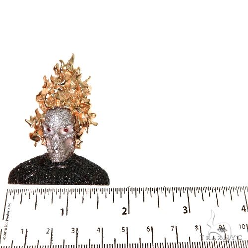 Custom Made Ghost Rider Diamond Pendant 67613 - Image 5