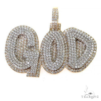 Custom Made 'God' Diamond Pendant 68361 - Image 1