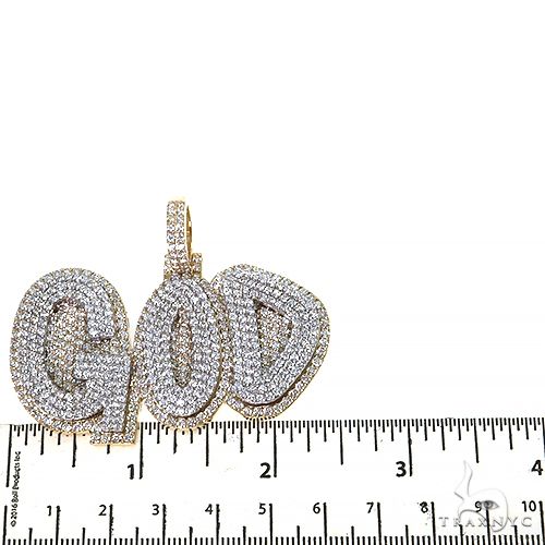 Custom Made 'God' Diamond Pendant 68361 - Image 5