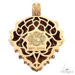 Custom Made Gold Wolf Head Pendant 68804 - Image 5