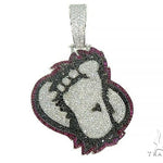 Custom Made Gorilla FootPrint Pendant 66203 - Image 1
