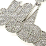 Custom Made Graffiti Bubble Style Diamond Pendant 67569 - Image 3