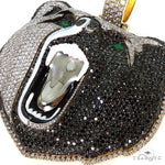 Custom Made Grizzly Bear Logo Diamond Pendant 67611 - Image 3