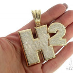 Custom Made H2 Diamond Pendant 65858 - Image 5