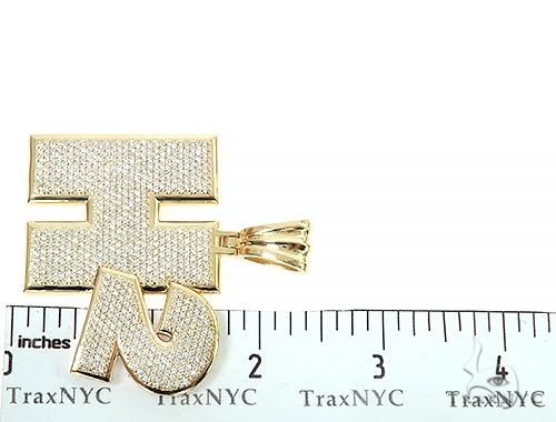 Custom Made H2 Diamond Pendant 65858 - Image 7