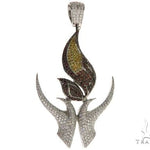 Custom Made Hands on Fire Pendant 63559 - Image 1